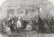 Thomas Nast Ladies- Parlor at Willard-s Hotel oil painting